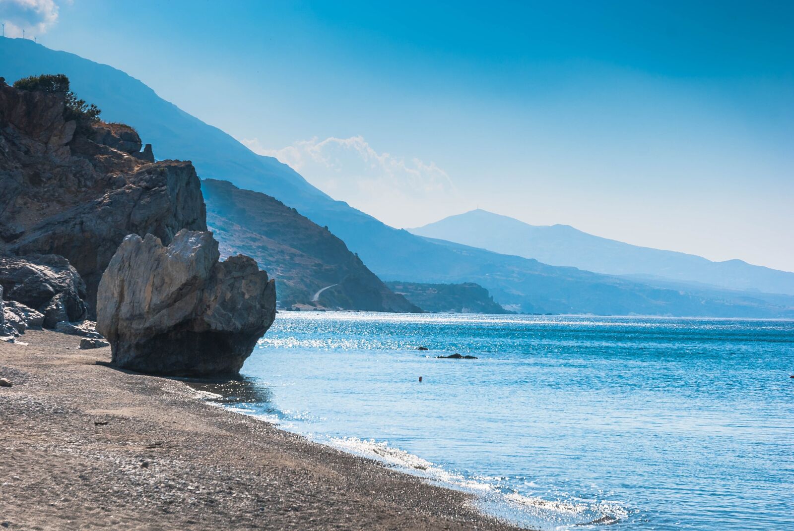 Nikon D80 sample photo. Crete, preveli, sea photography