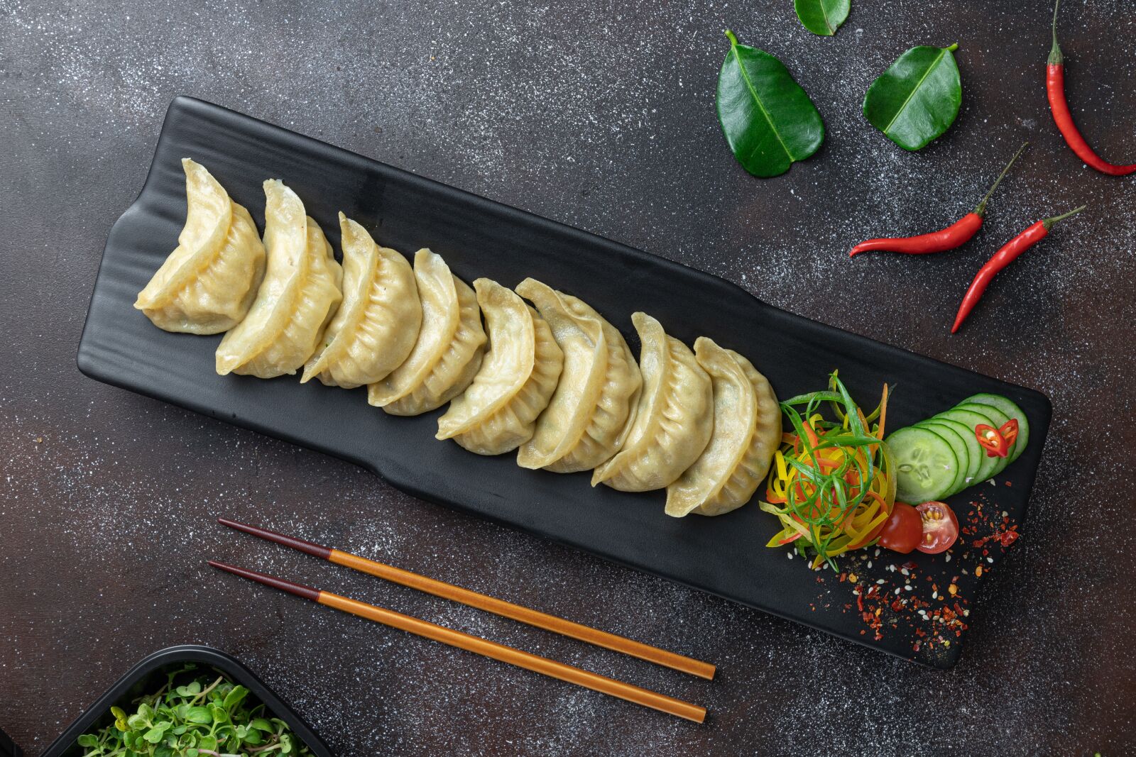 Canon EOS 6D Mark II sample photo. Momos, dumplings, dimsums photography