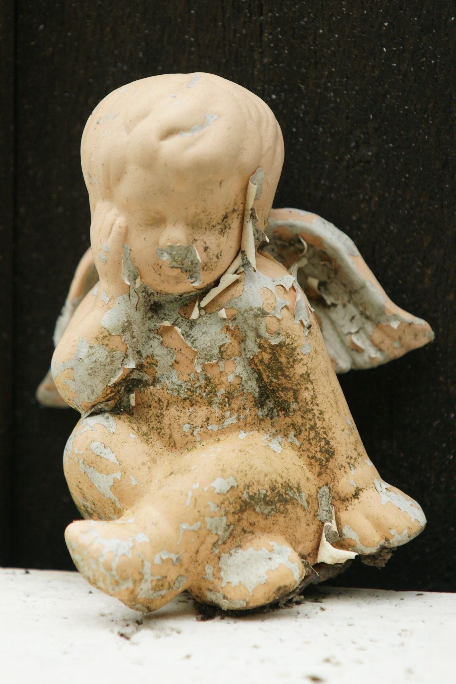 Sony Alpha DSLR-A700 sample photo. Angel, contemplative, figure photography