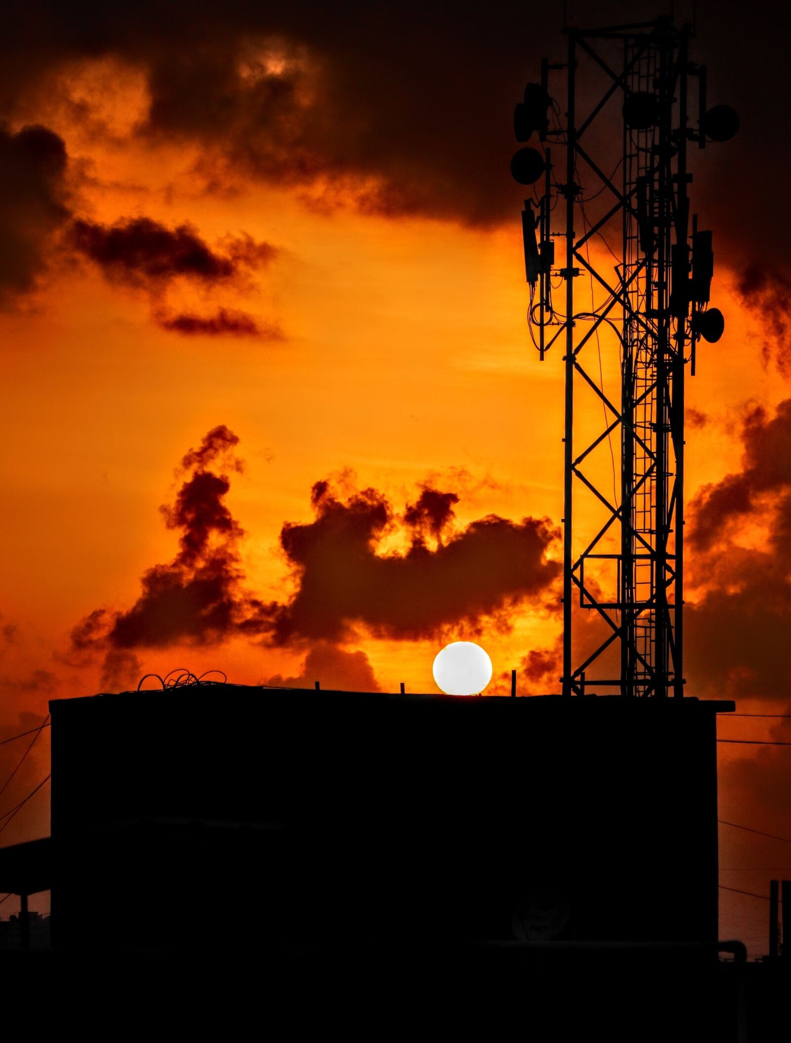 Canon EOS 760D (EOS Rebel T6s / EOS 8000D) sample photo. Industry, energy, silhouette photography