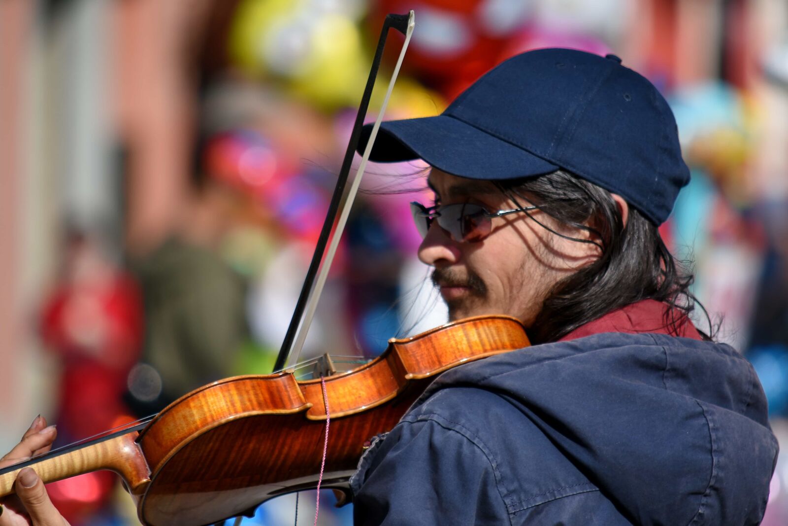 Nikon D5500 sample photo. Eyeglasses, festival, hat, musician photography