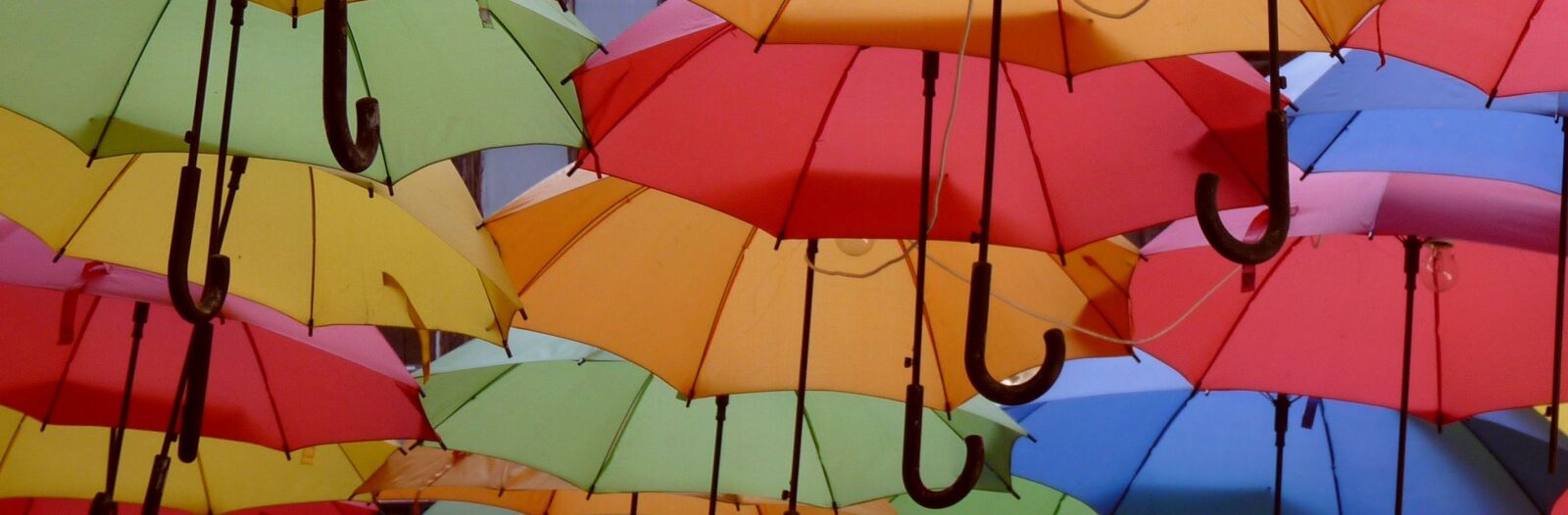 Panasonic Lumix DMC-FZ35 (Lumix DMC-FZ38) sample photo. Umbrellas, colorful, screen photography