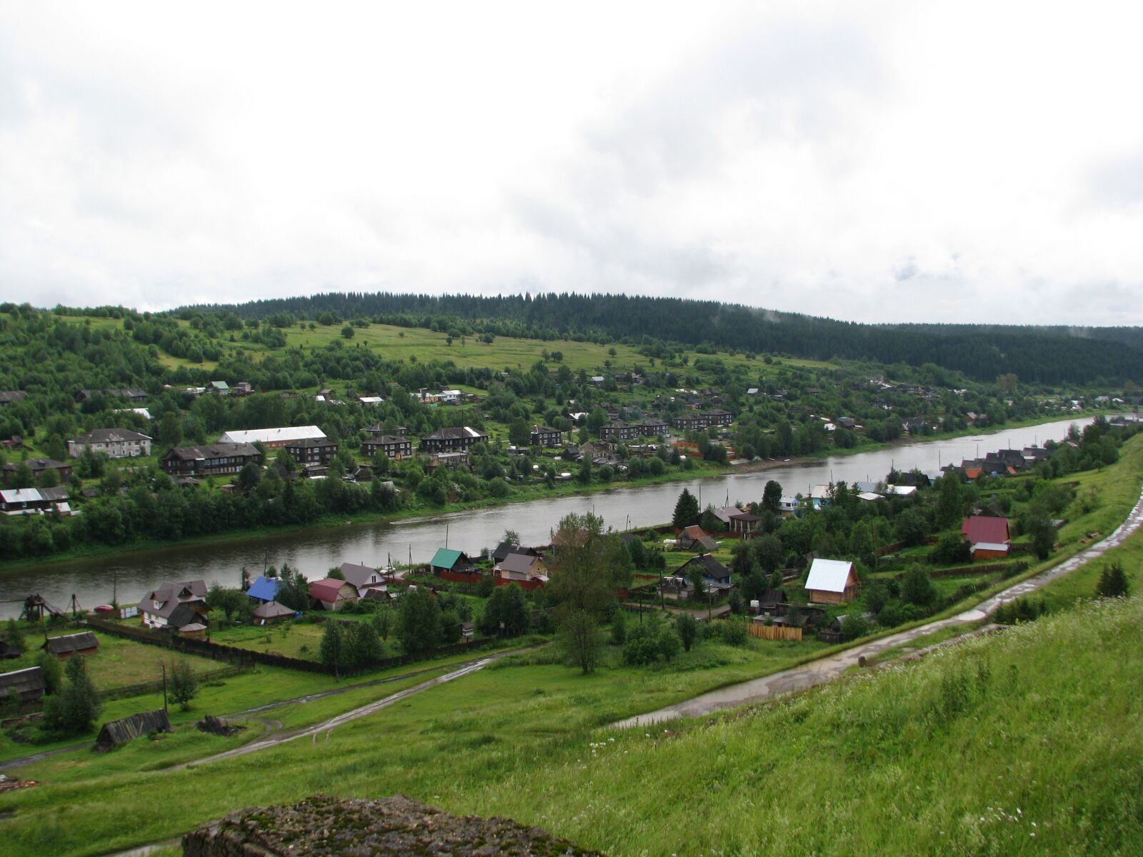 Canon POWERSHOT S5 IS sample photo. The usva village, river photography