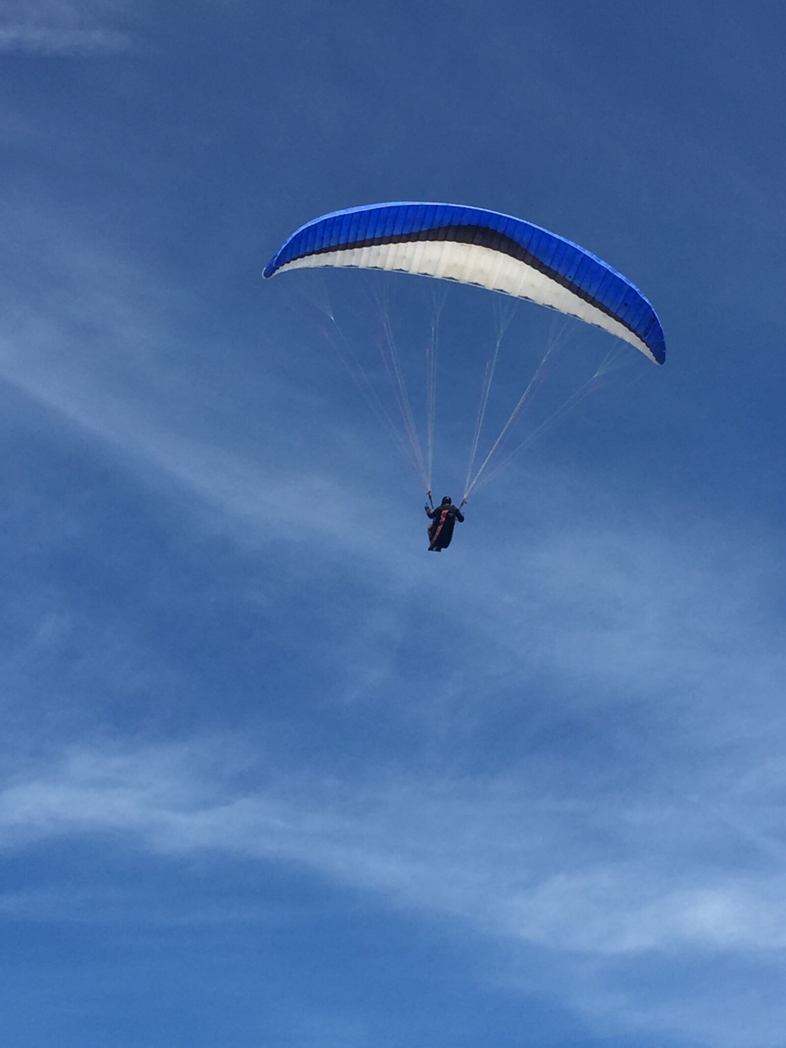 Apple iPhone 6 sample photo. Blue, paragliding, sky photography