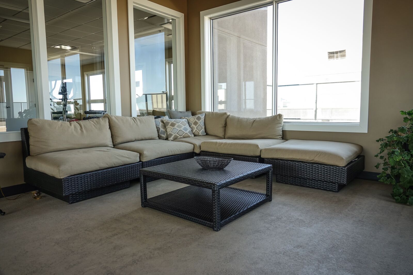 Sony Cyber-shot DSC-RX10 III sample photo. Sun room, tan chair photography