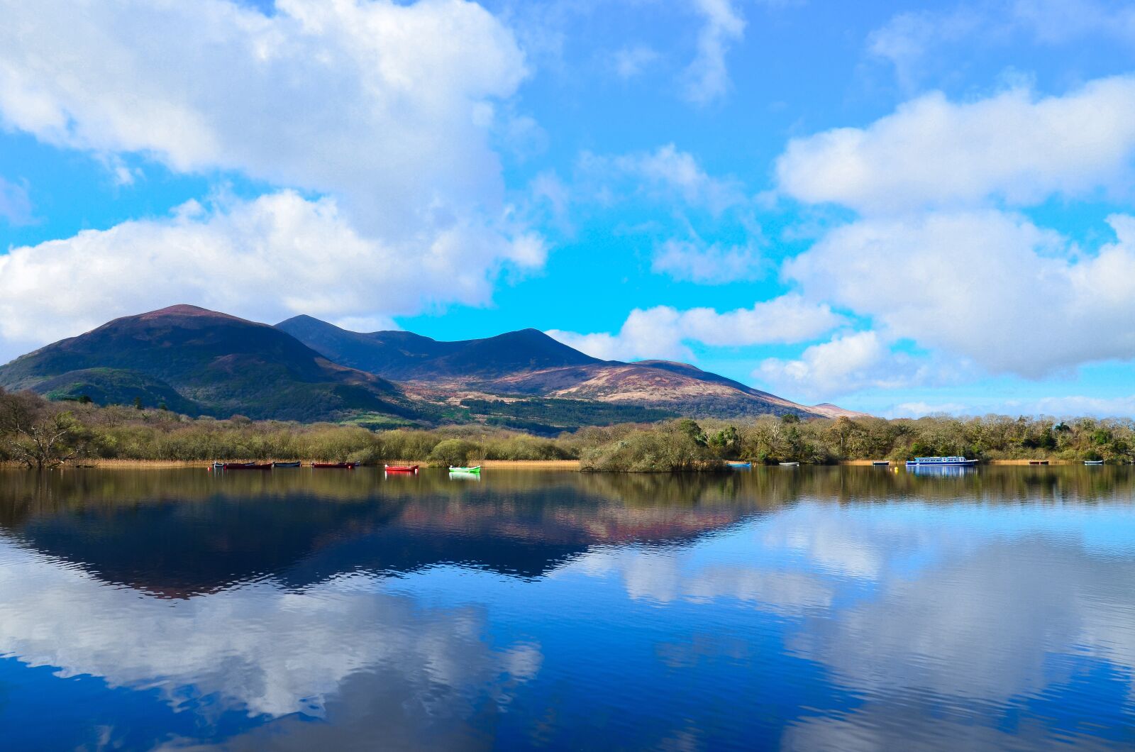 Nikon D5100 sample photo. Lake, boats, nature photography