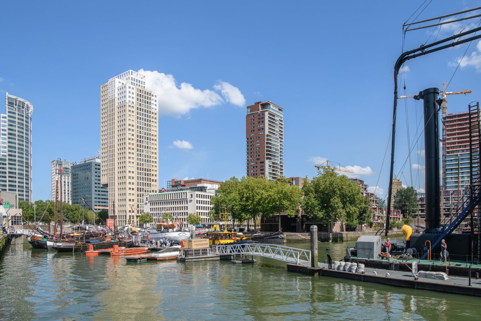Nikon D850 sample photo. Rotterdam, city, port photography