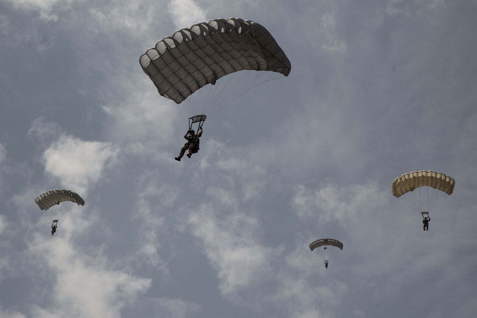 Nikon D4 sample photo. Parachute, released, open photography