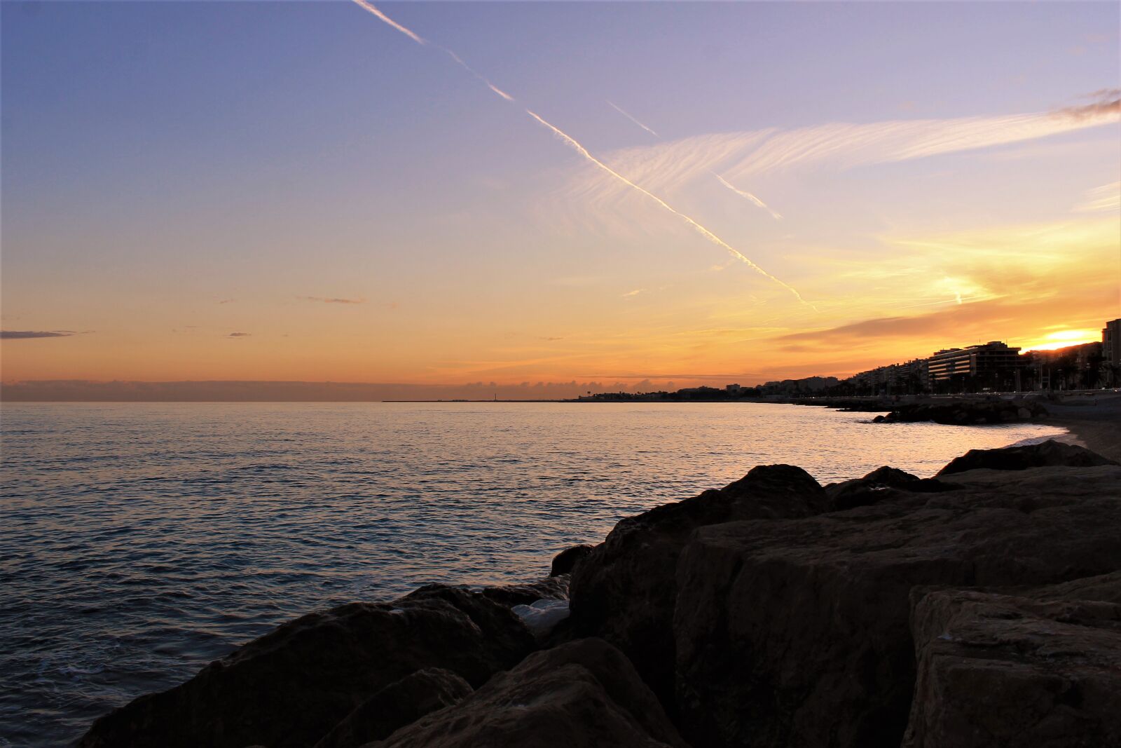 Canon EOS 1100D (EOS Rebel T3 / EOS Kiss X50) sample photo. Sunset, sea, beach photography