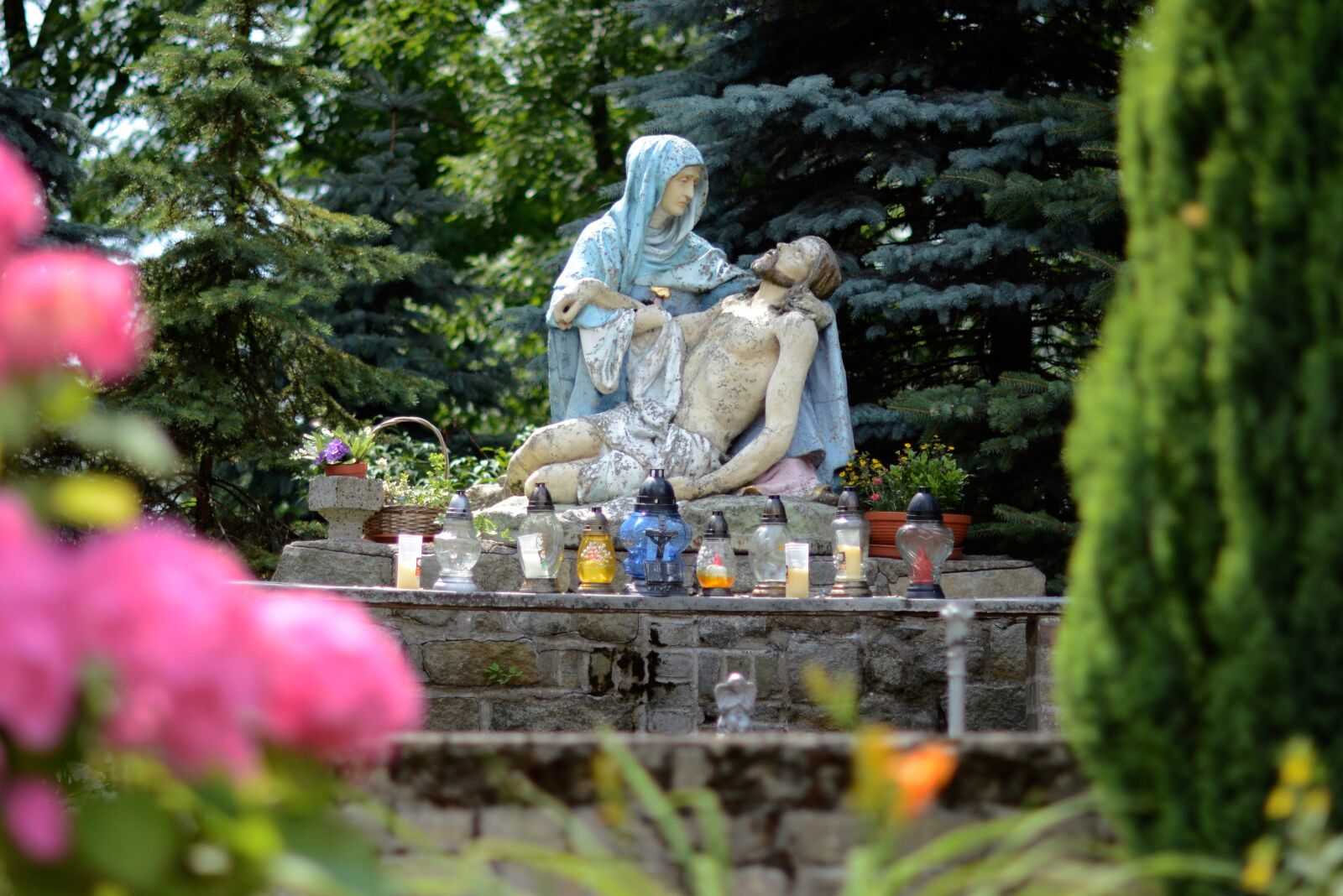 Nikon D7100 sample photo. Jesus, mary, prayer photography