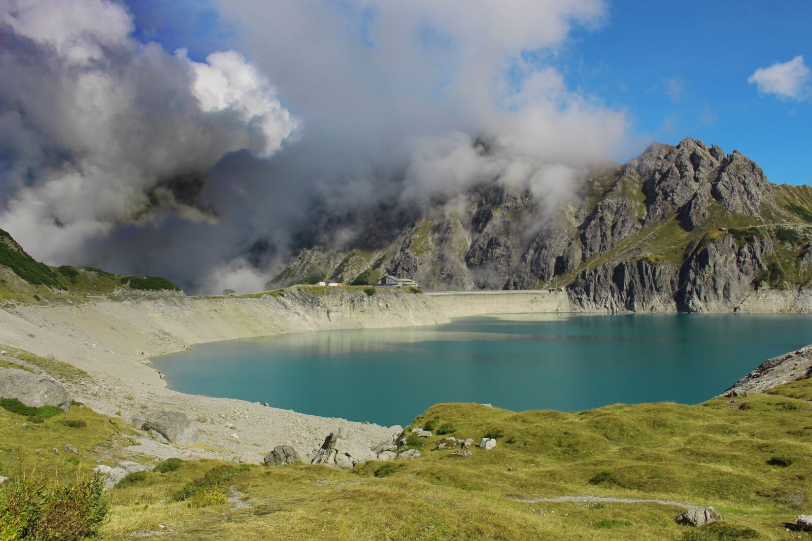 Canon EOS 700D (EOS Rebel T5i / EOS Kiss X7i) sample photo. Luenersee, lake, vorarlberg photography