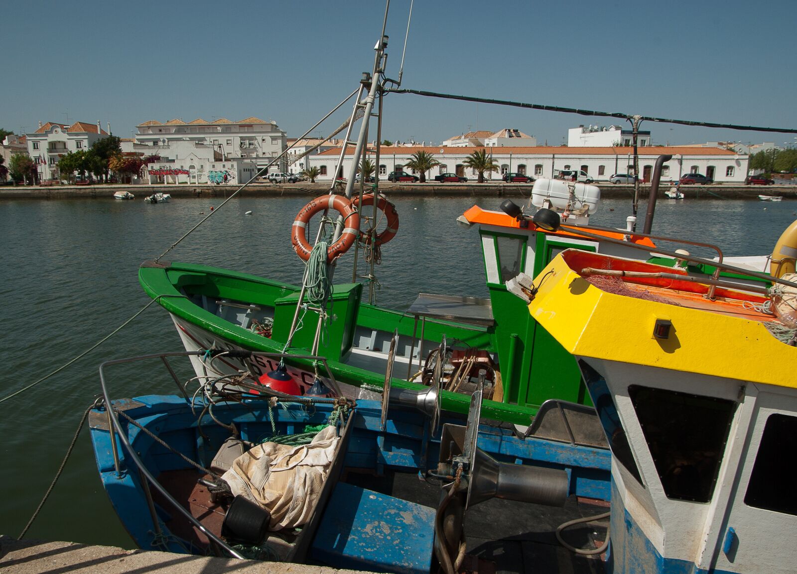 Pentax K10D sample photo. Portugal, tavira, port photography