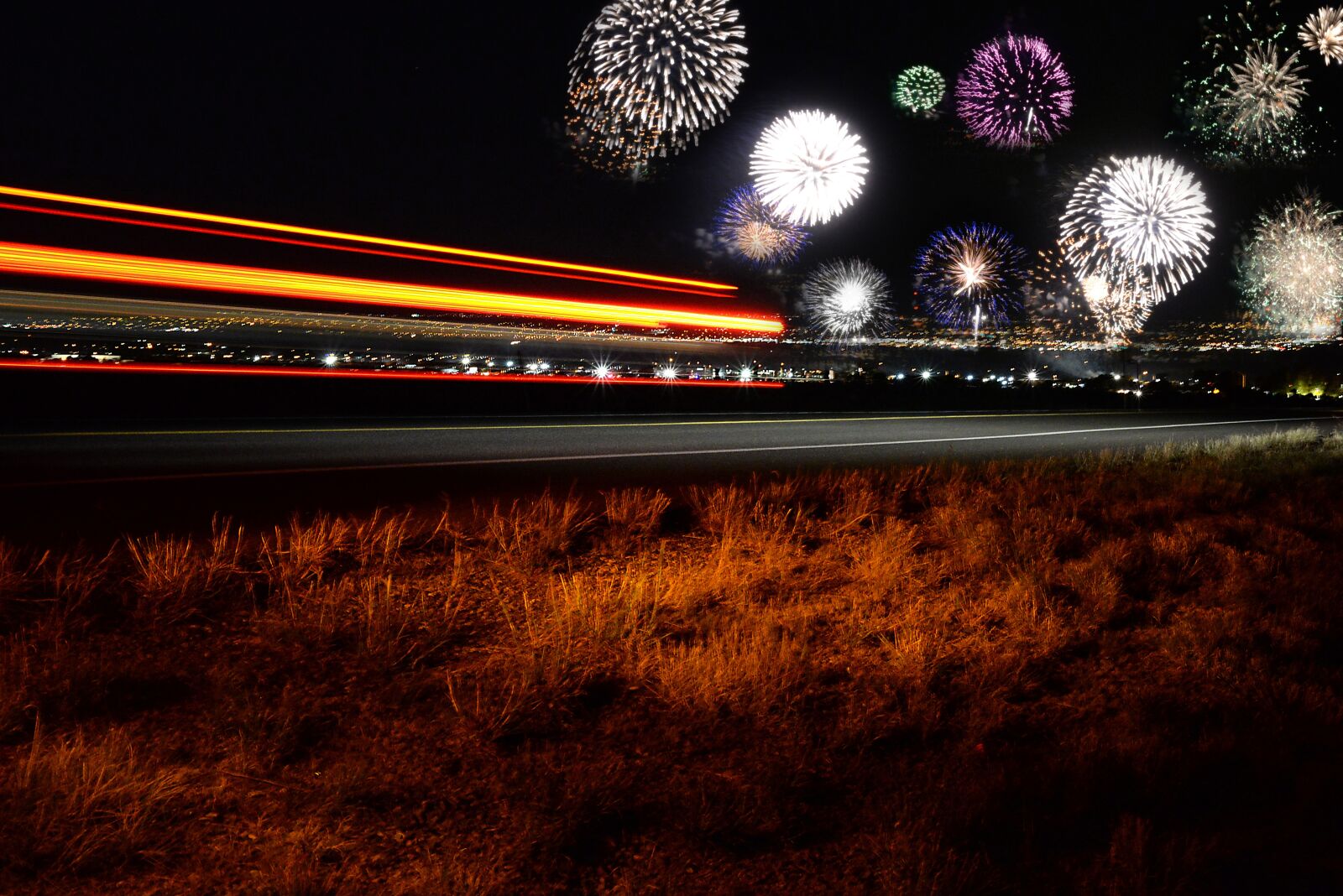 Nikon D610 sample photo. Fireworks, night, open photography