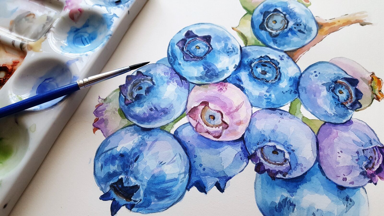 Samsung Galaxy S6 sample photo. Blueberries, fruit, blue photography