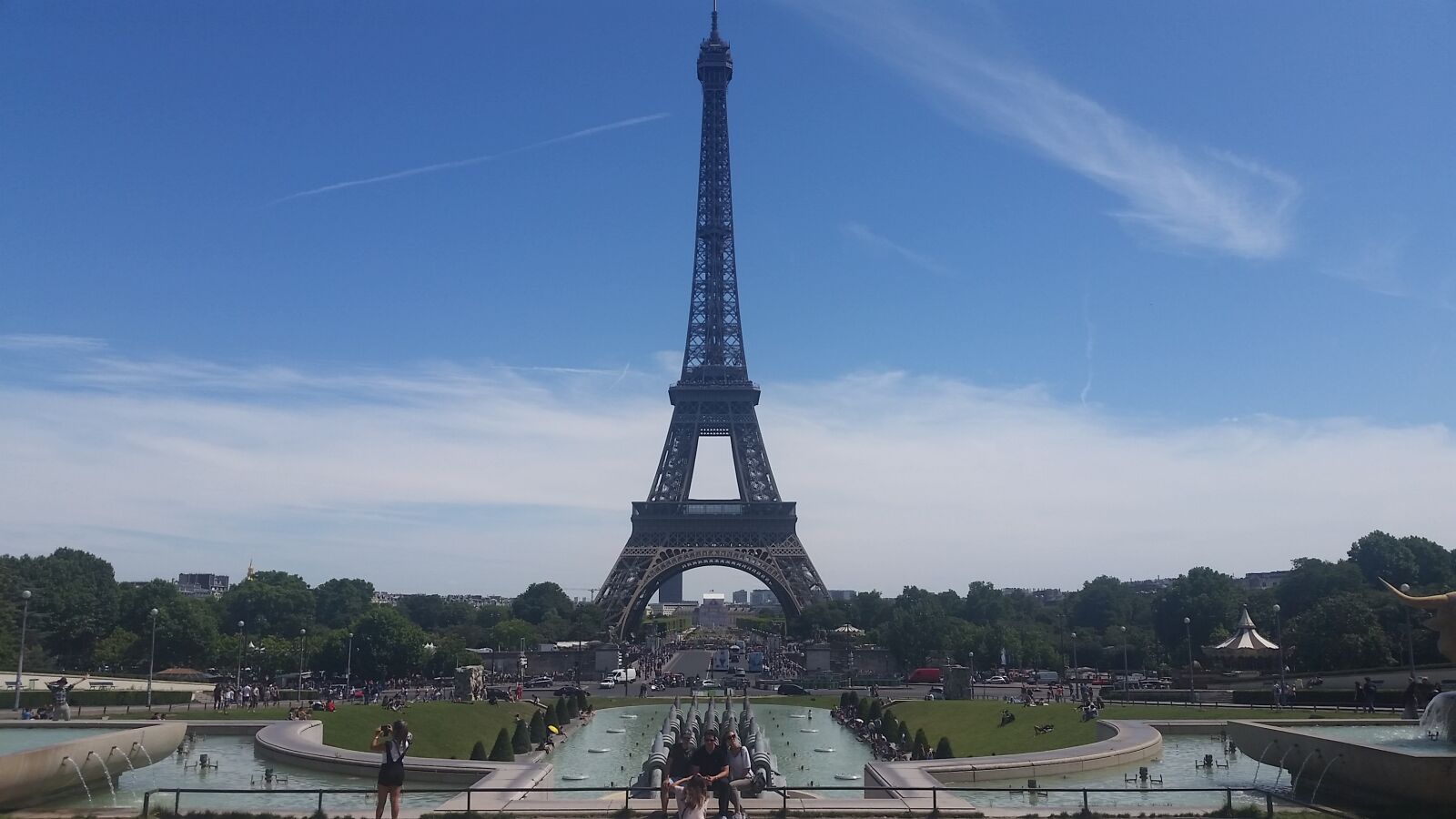Samsung Galaxy S5 sample photo. Cloud, eiffel, tower, sky photography