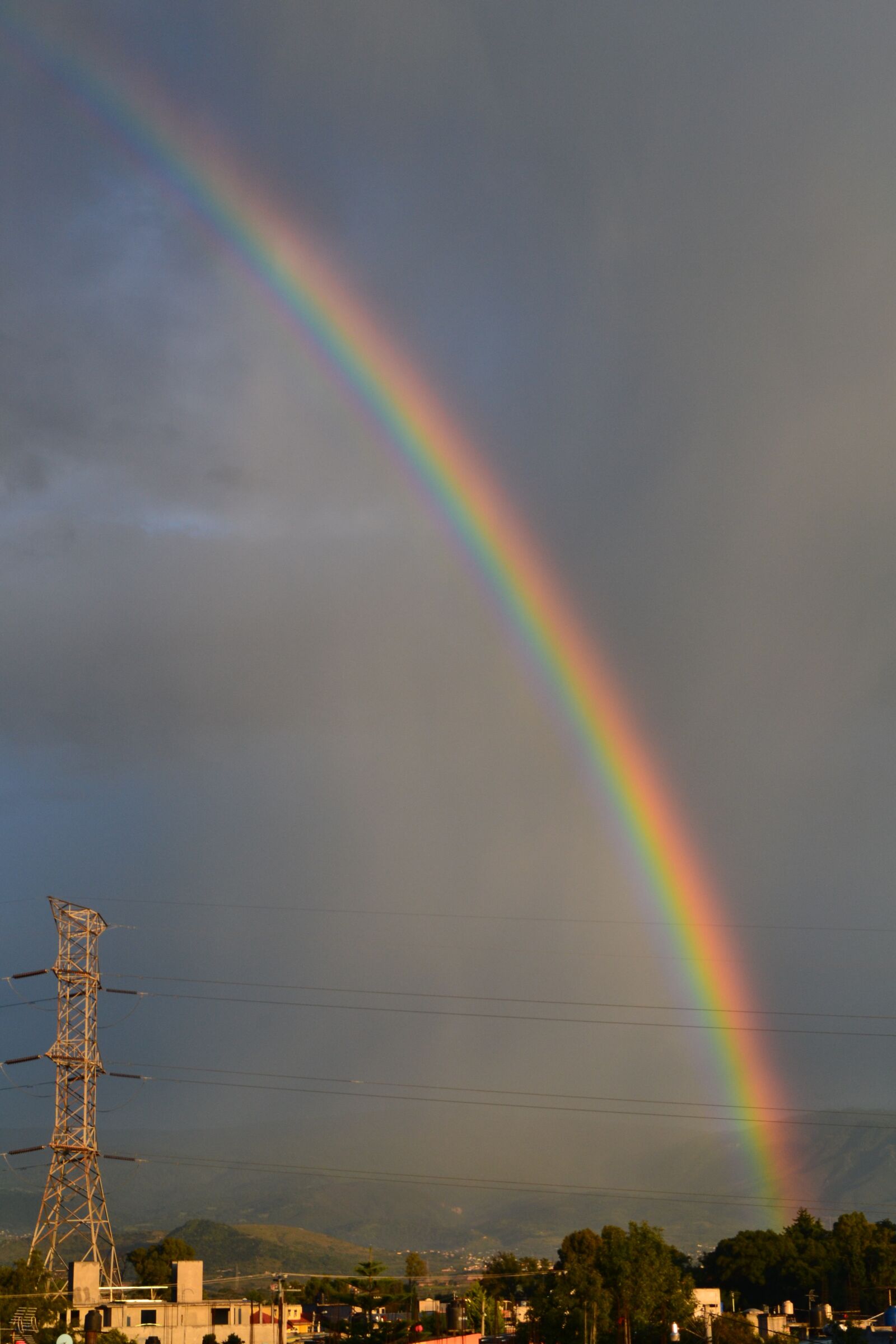 Nikon D3100 sample photo. Rainbow, landscape, nature photography
