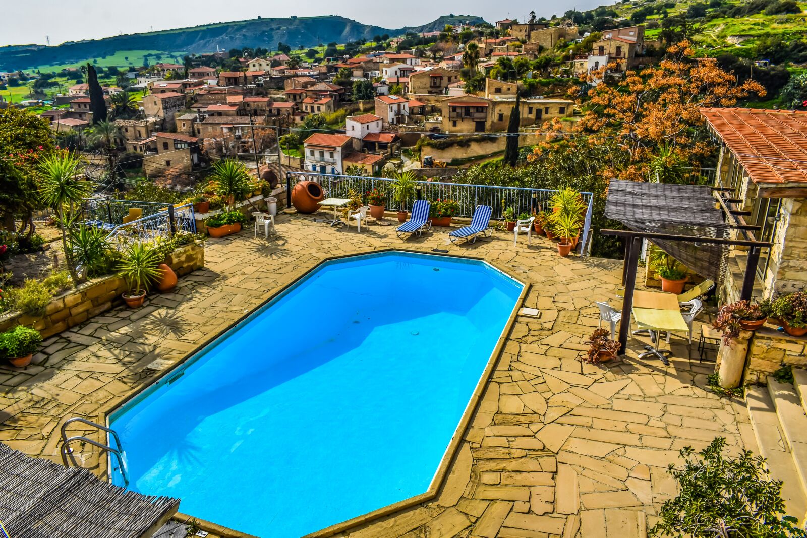 Nikon D3300 sample photo. Dug-out pool, resort, water photography