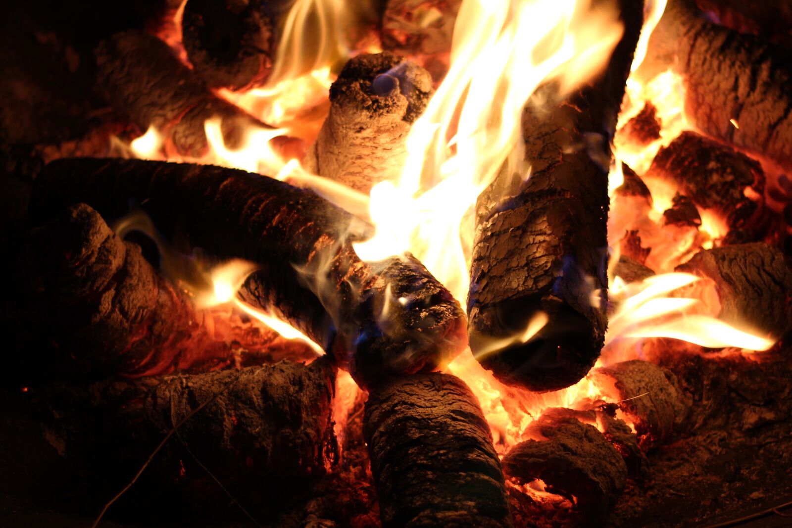 Canon EOS 600D (Rebel EOS T3i / EOS Kiss X5) + Canon EF 50mm F1.8 STM sample photo. Fire, flame, wood photography