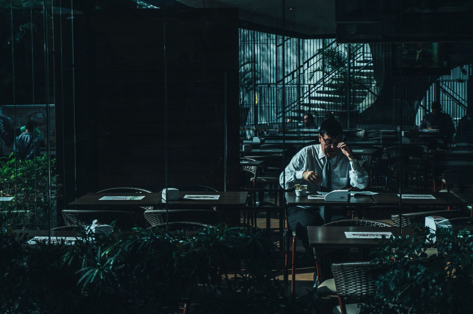 Sony a6300 sample photo. People, man, dark photography