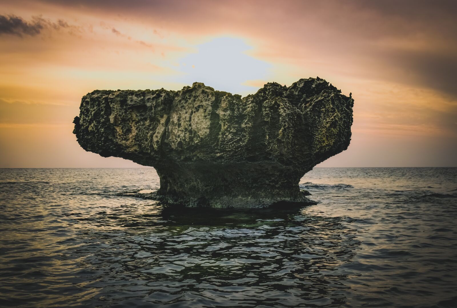 Nikon D3300 sample photo. Rock, sea, sky photography