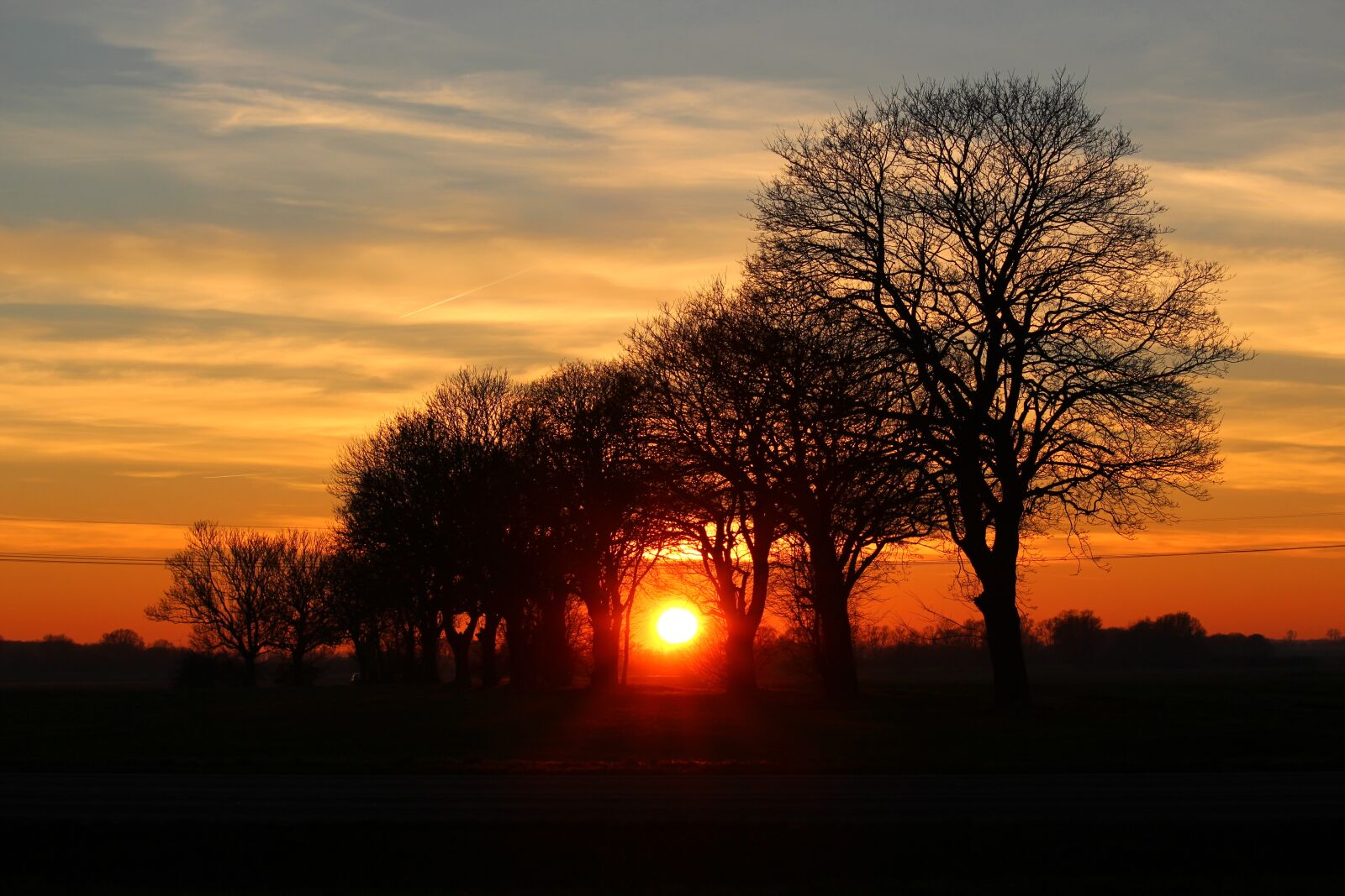 Canon EF-S 55-250mm F4-5.6 IS STM sample photo. Sunset, evening sky, abendstimmung photography