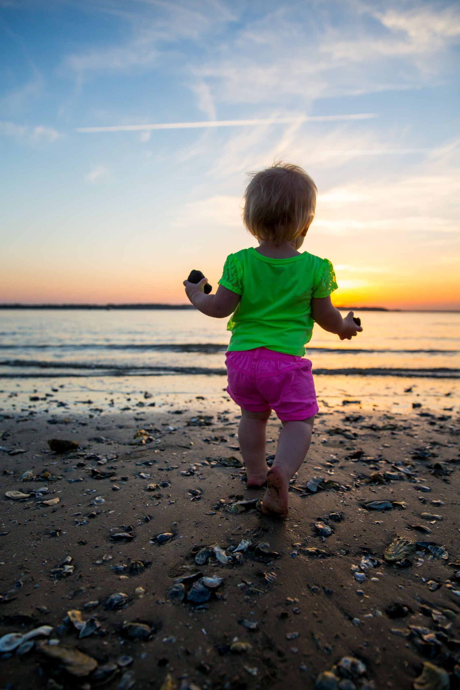 Canon EF 24-70mm F2.8L II USM sample photo. Sunset, girl, child photography