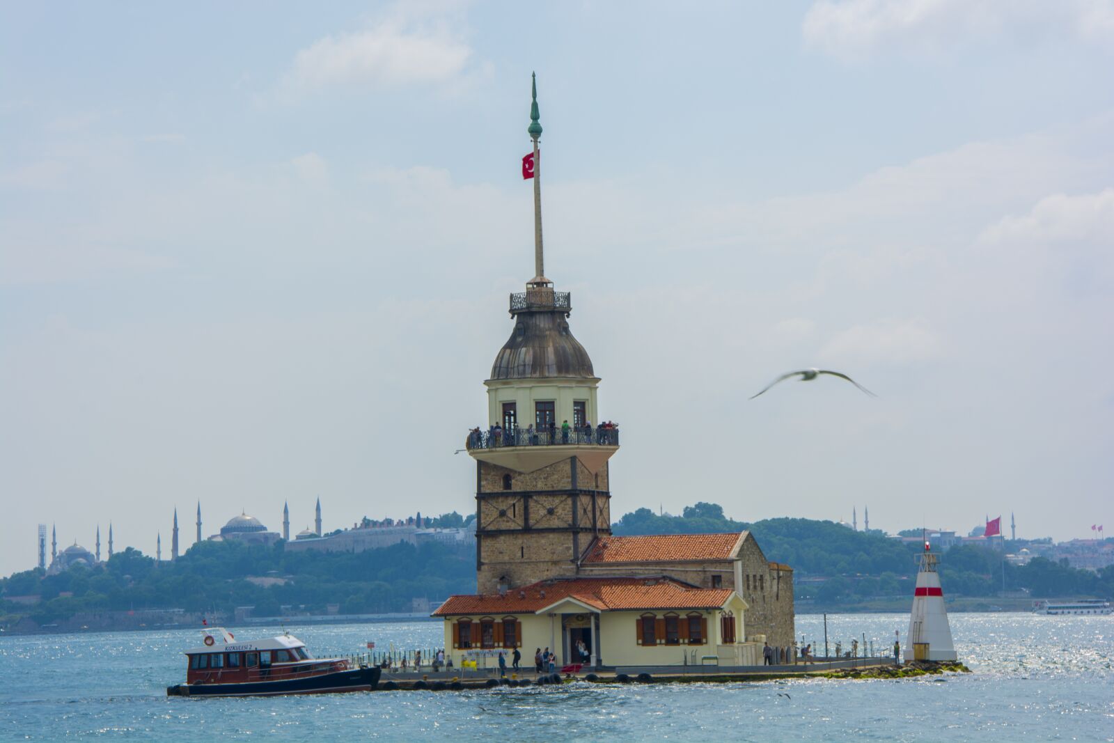Nikon D5200 sample photo. Maiden's tower, marine, istanbul photography