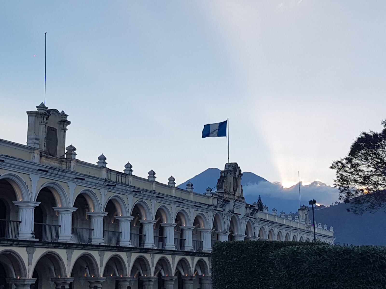 Samsung Galaxy S7 sample photo. Antigua guatemala, guatemala, sunset photography