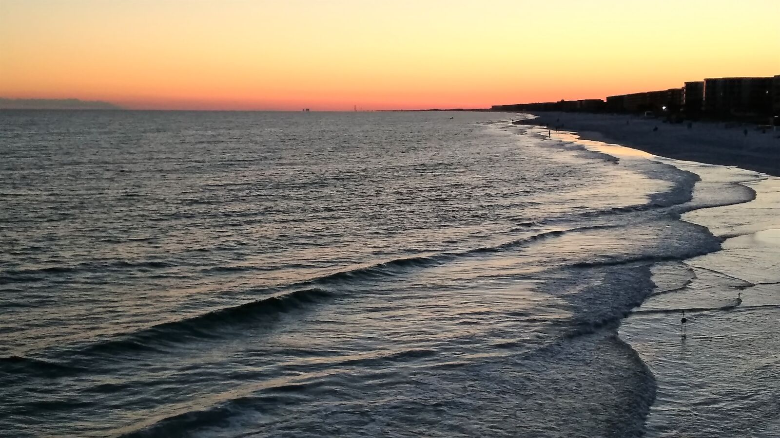 ZTE Z963VL sample photo. Sunset, beach, waves photography