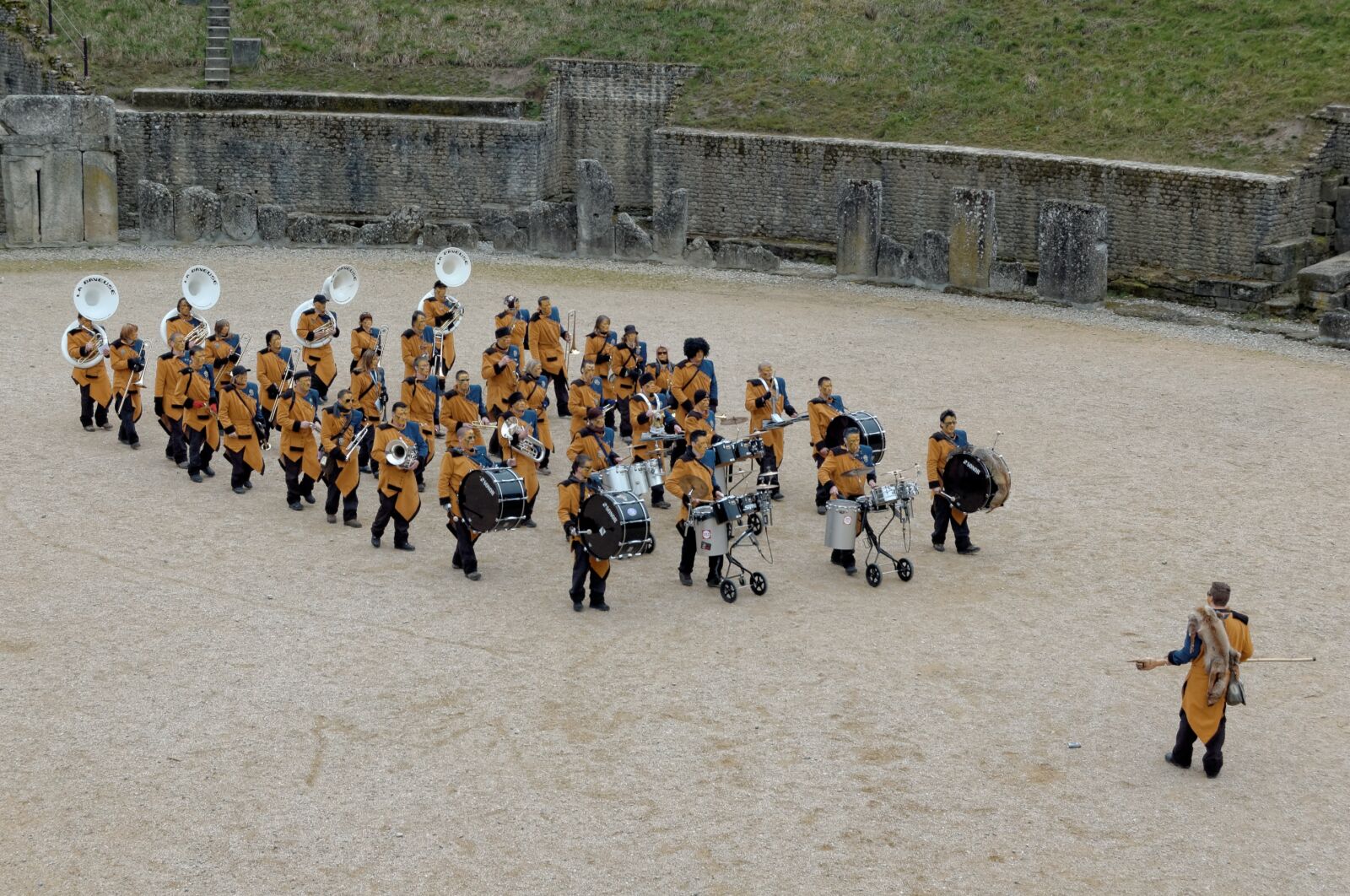 Nikon D50 sample photo. Avenches, roman, arena photography