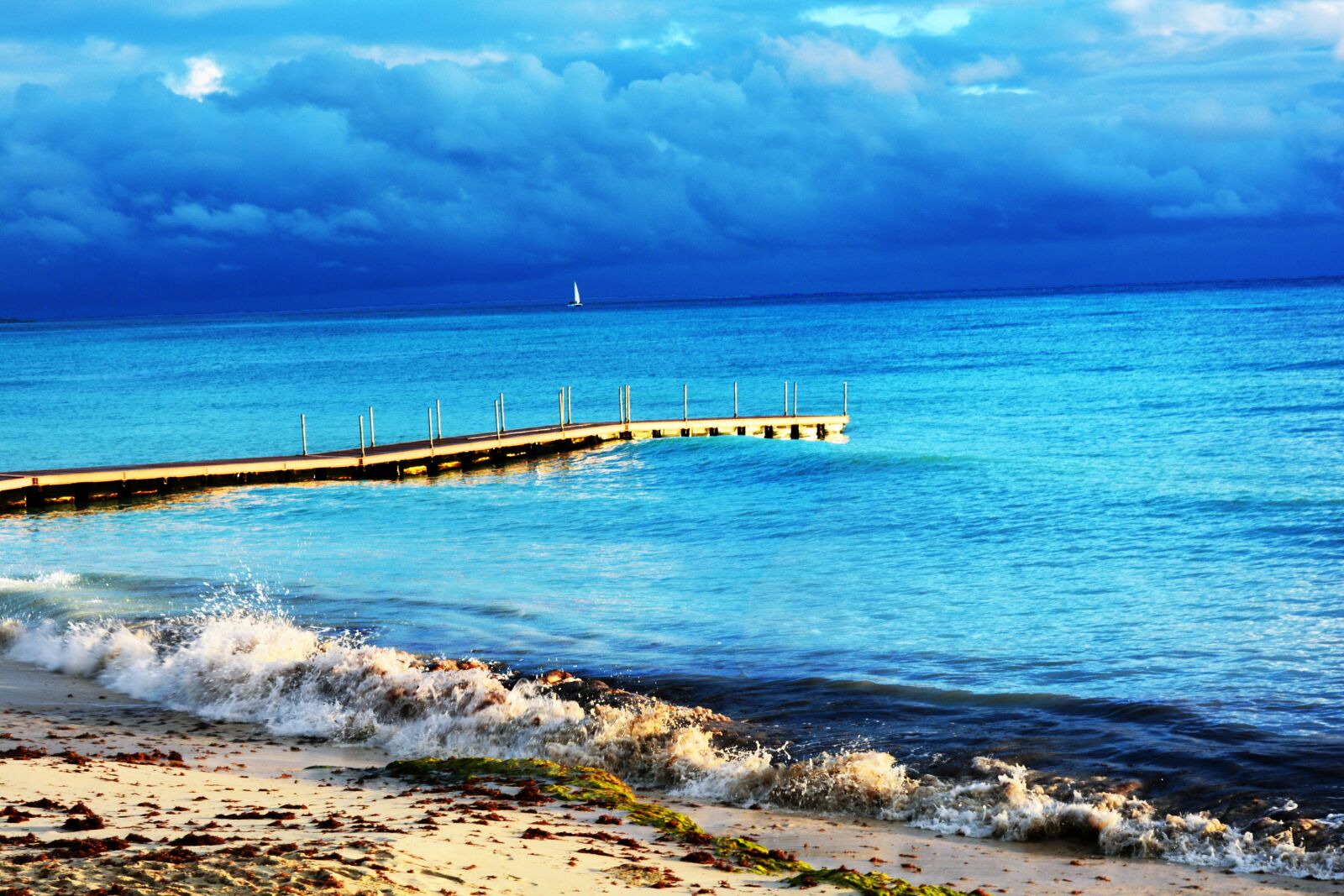 Nikon D7100 sample photo. Peer, sea, ocean photography
