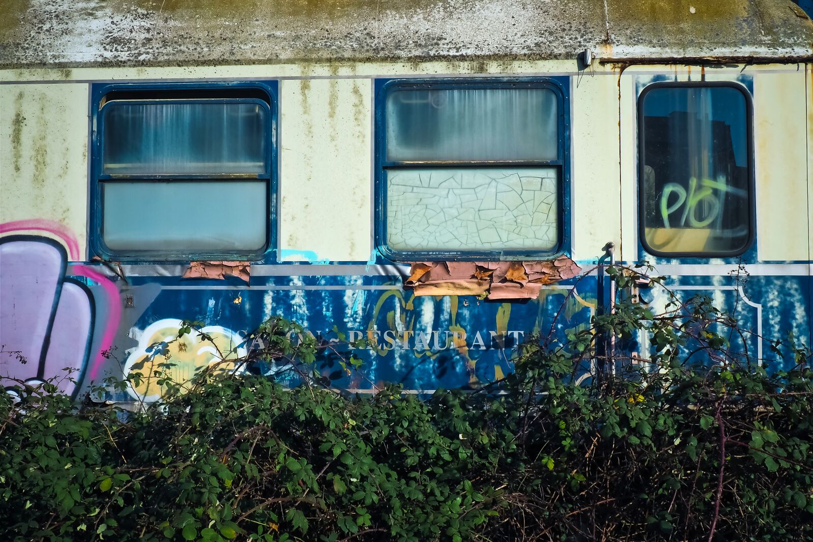 Olympus OM-D E-M10 sample photo. Lost places, wagon, abandoned photography