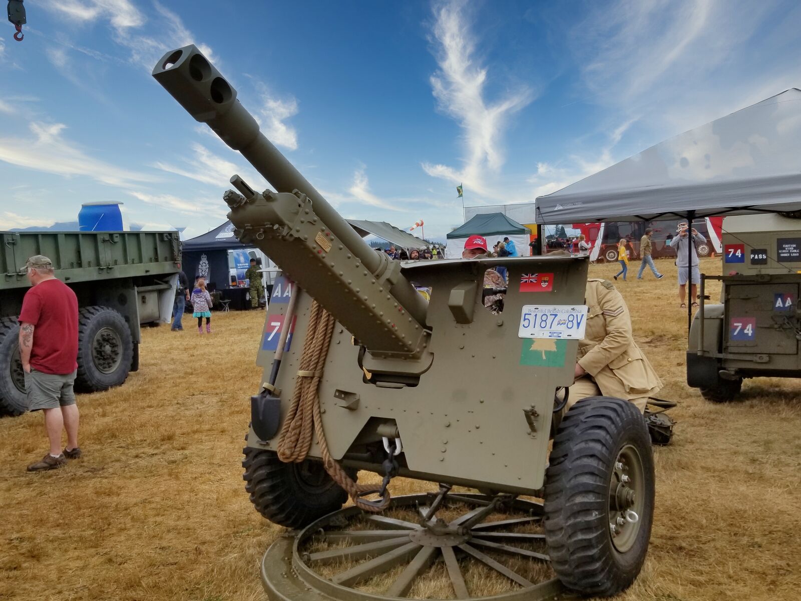 Samsung Galaxy S8+ sample photo. Howitzer, cannon, gun photography