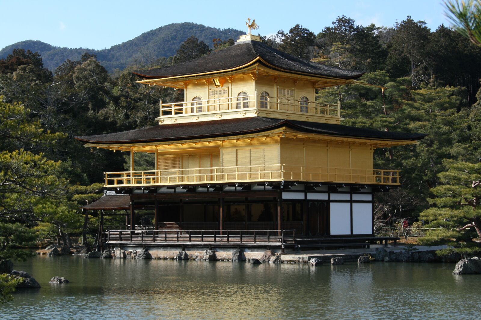 Canon EOS 400D (EOS Digital Rebel XTi / EOS Kiss Digital X) sample photo. Japan, golden temple, kinkakuji photography