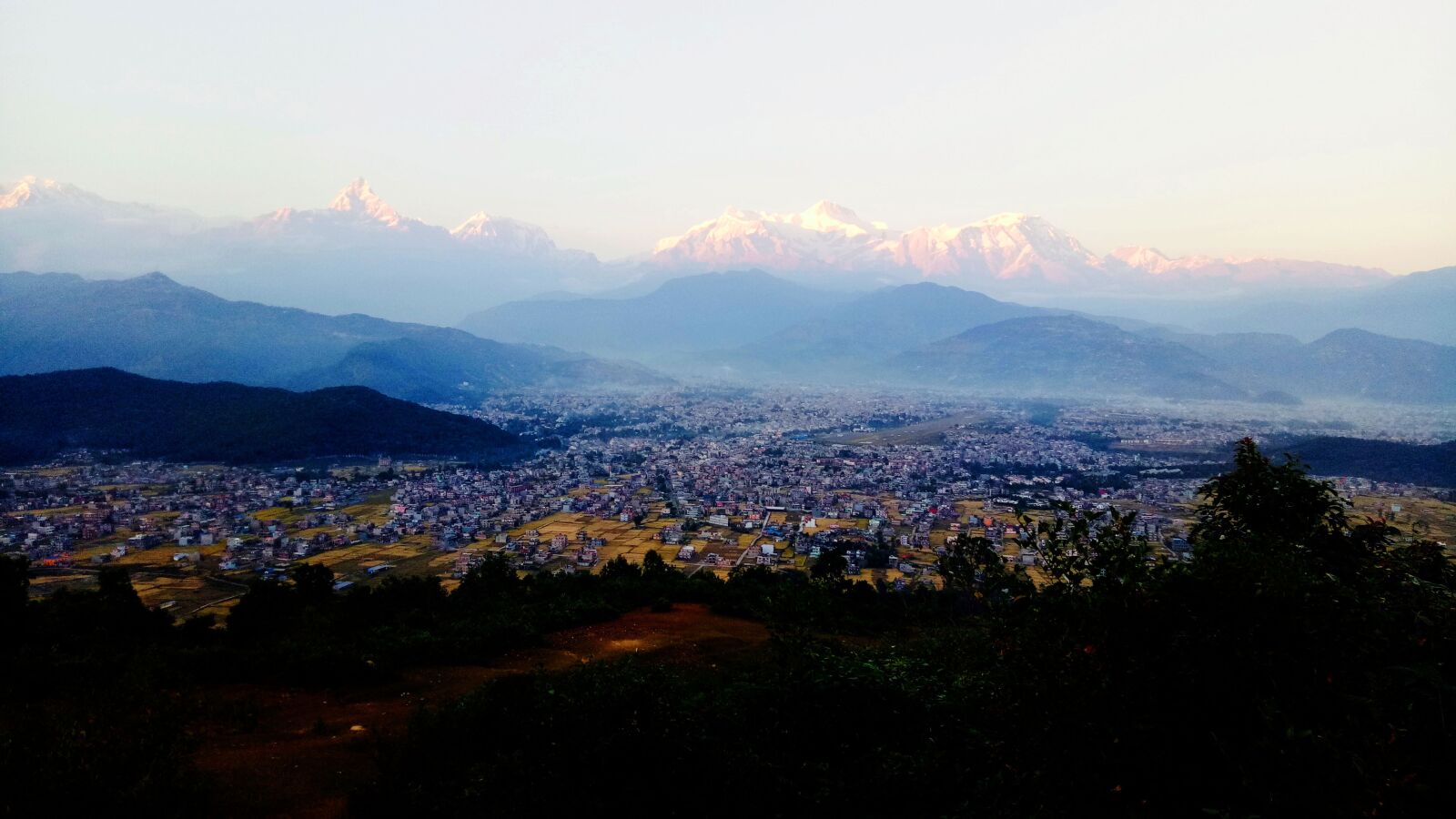 OPPO A1601 sample photo. Pokhara, mountain, fishtail photography