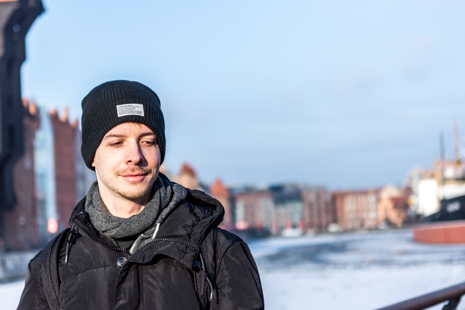 Nikon D7200 sample photo. Boy, guy, winter photography