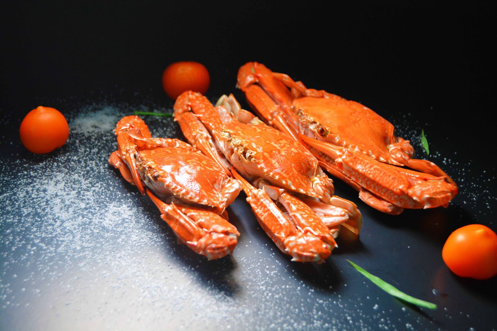 Nikon D5200 sample photo. Frozen blue swimming crabs photography
