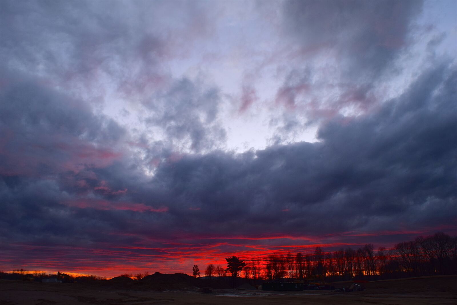 Nikon D3300 sample photo. Sunset, landscape, winter photography