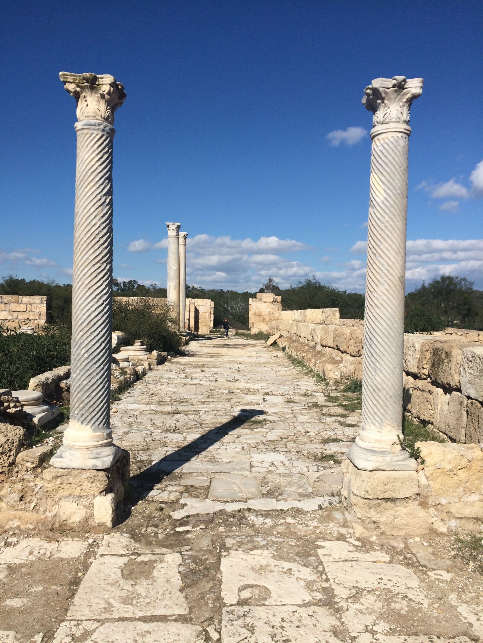 Apple iPhone 5s + iPhone 5s back camera 4.15mm f/2.2 sample photo. Salamis ruins, cyprus, roman photography