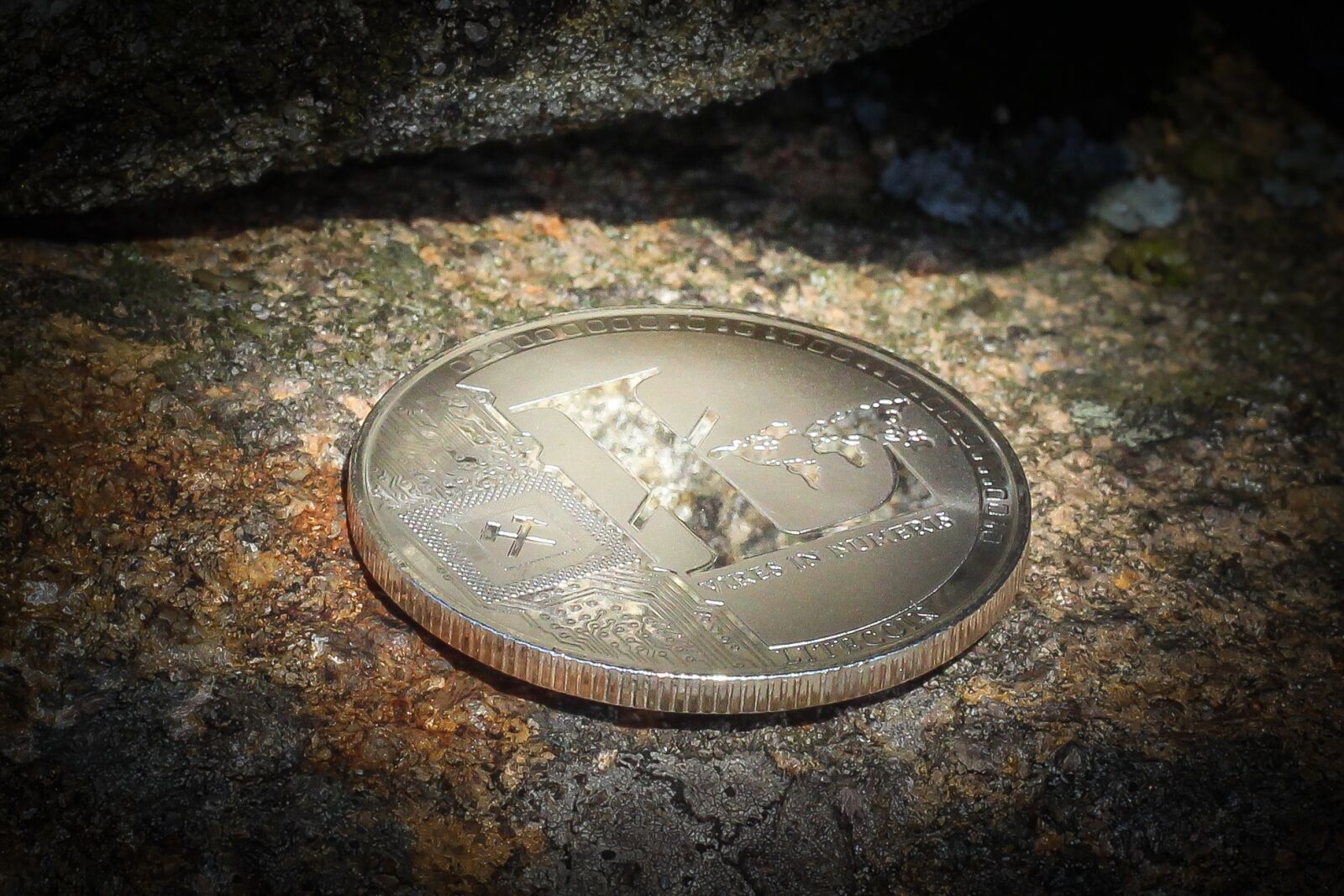 Canon EOS 700D (EOS Rebel T5i / EOS Kiss X7i) + Canon EF 50mm F1.8 STM sample photo. Litecoin, cryptocurrency, crypto photography