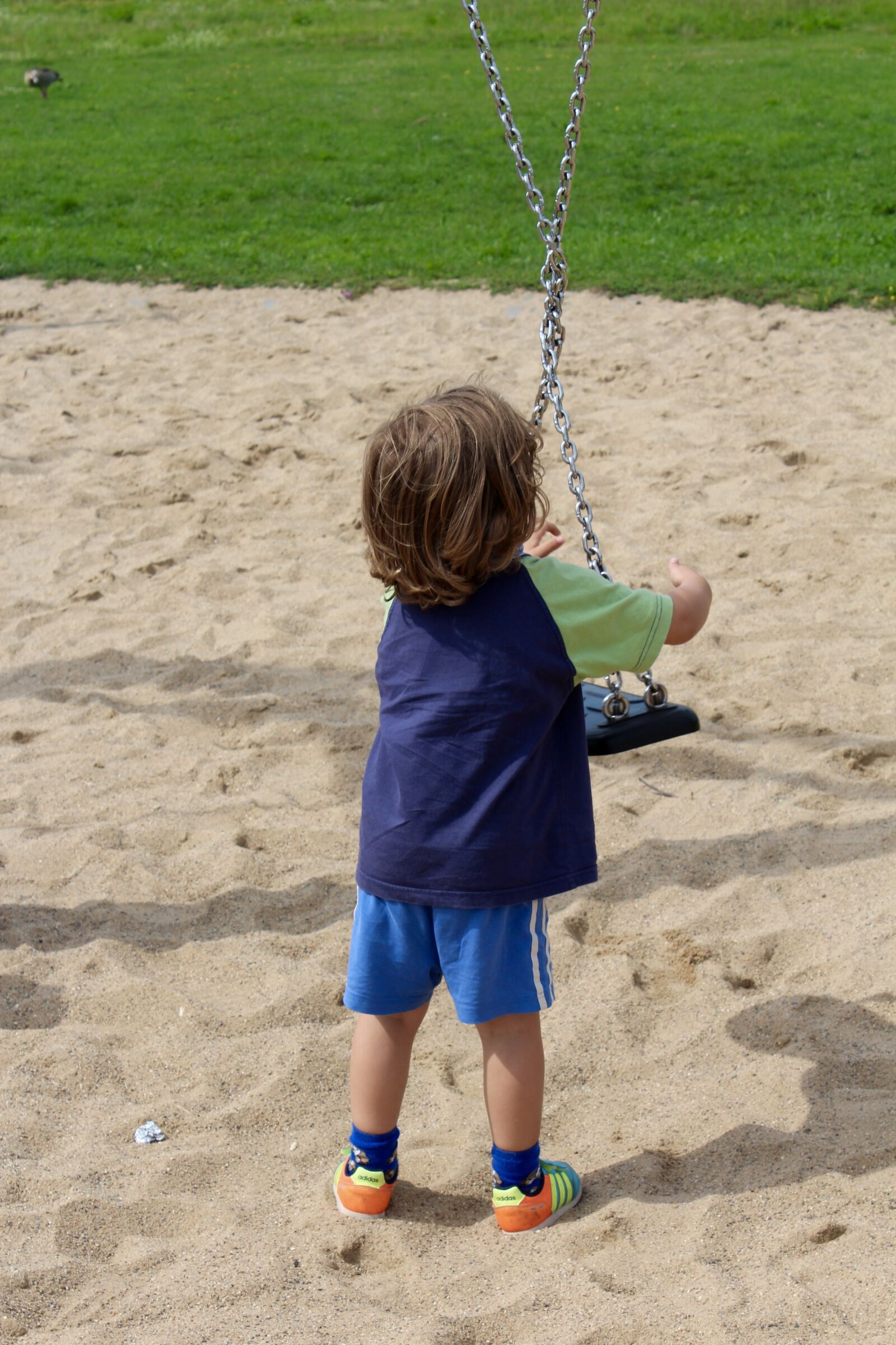 Canon EOS 600D (Rebel EOS T3i / EOS Kiss X5) sample photo. Child, swing, turn photography