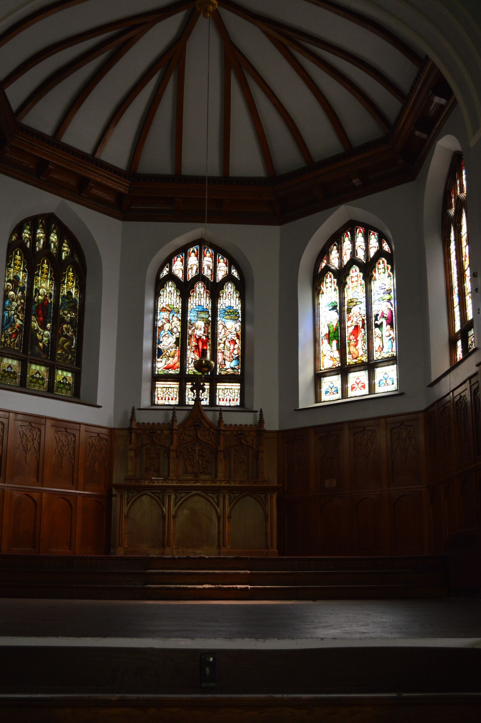 Nikon D3200 sample photo. Church, chapel, stained glass photography