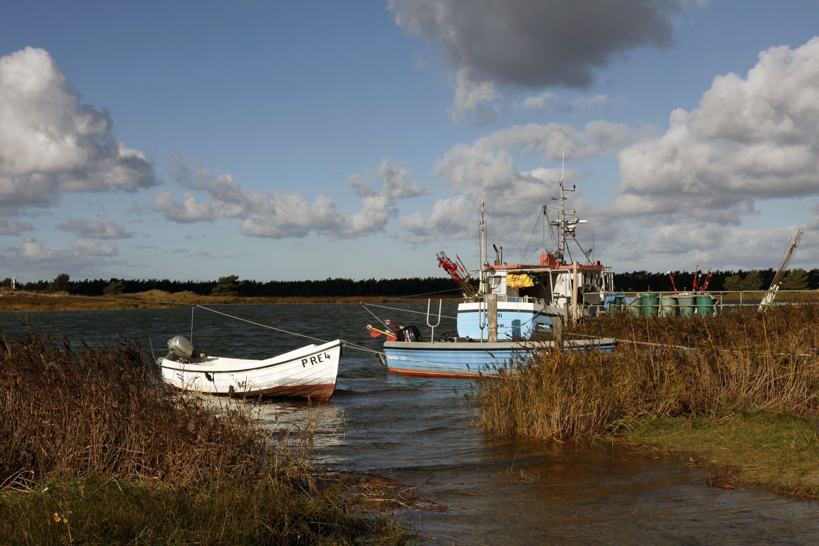 Canon EOS 5D Mark II sample photo. Fishing boat, baltic sea photography