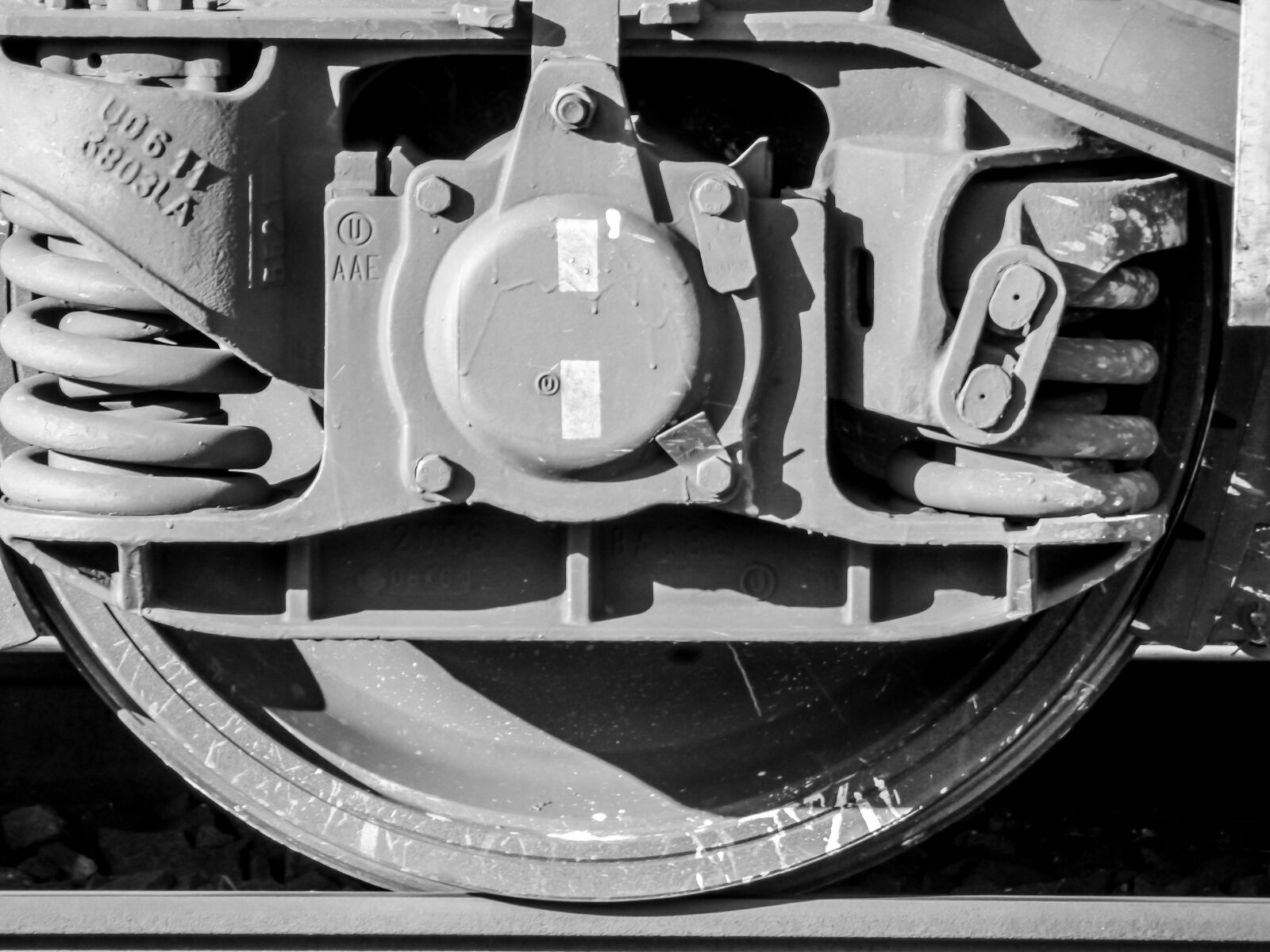 Panasonic DMC-FZ72 sample photo. Rail, wheel, train photography