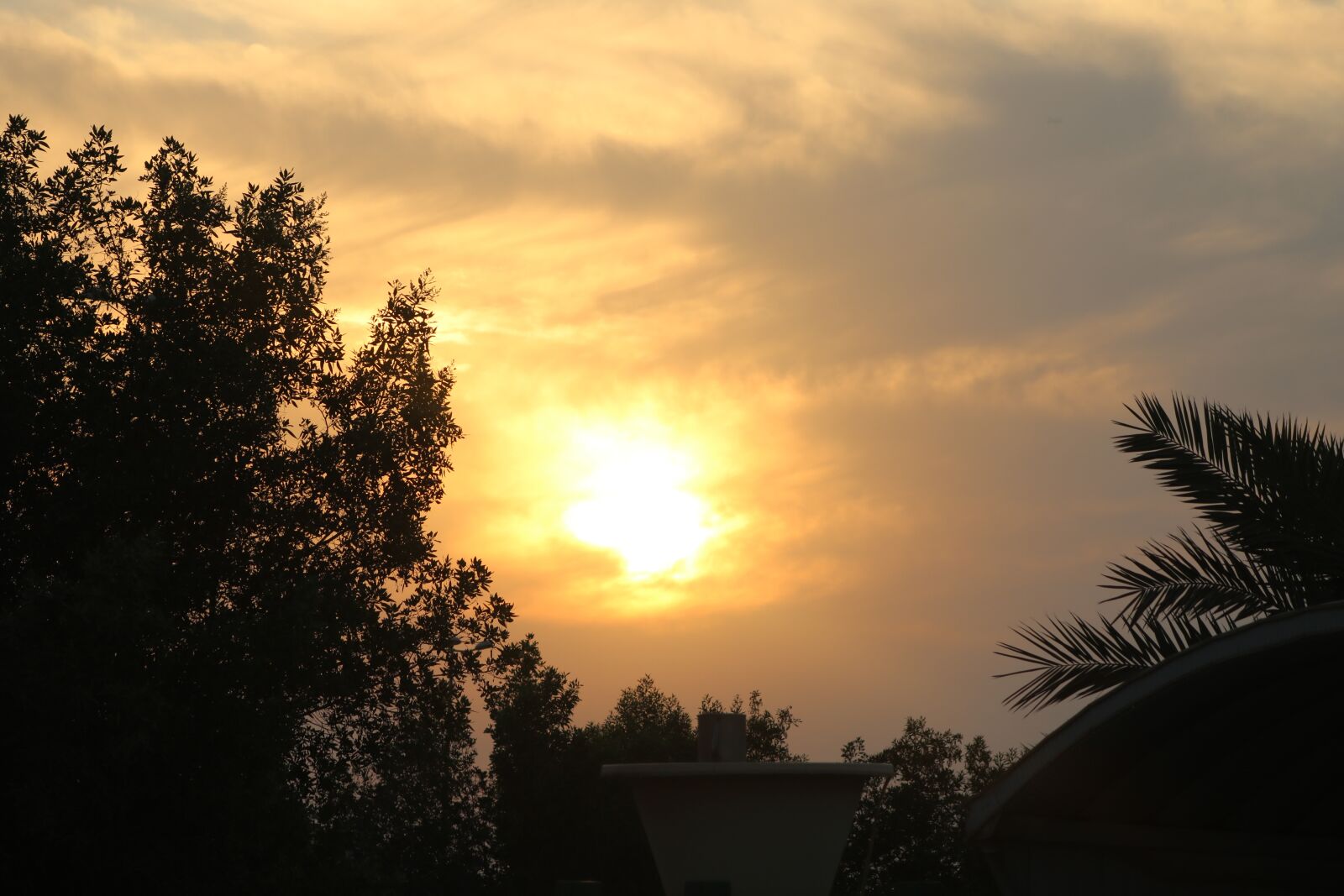 Canon EF75-300mm f/4-5.6 sample photo. Sunset, sun, clouds photography