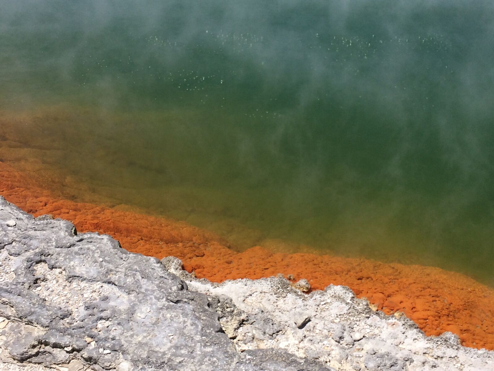 iPhone 5s back camera 4.15mm f/2.2 sample photo. Lake, champagne, volcanic photography
