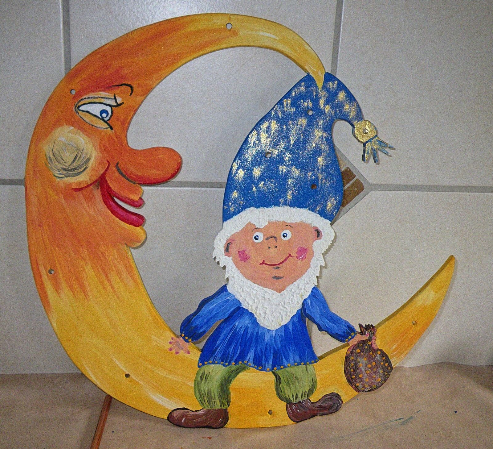 Pentax Optio W60 sample photo. Children lamp, homemade, lamp photography