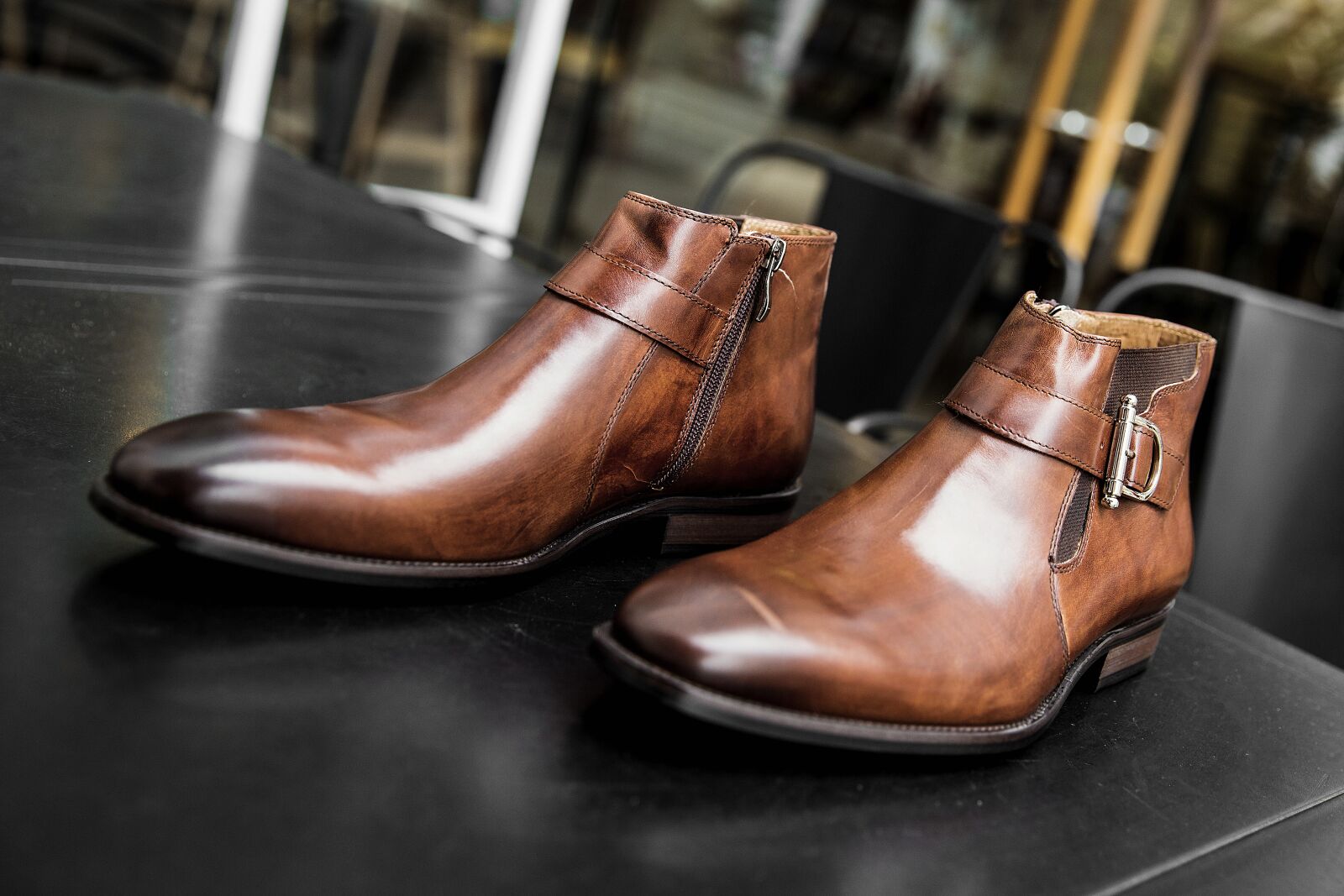 Canon EF 24-70mm F2.8L II USM sample photo. Shoes men, shoe, shine photography