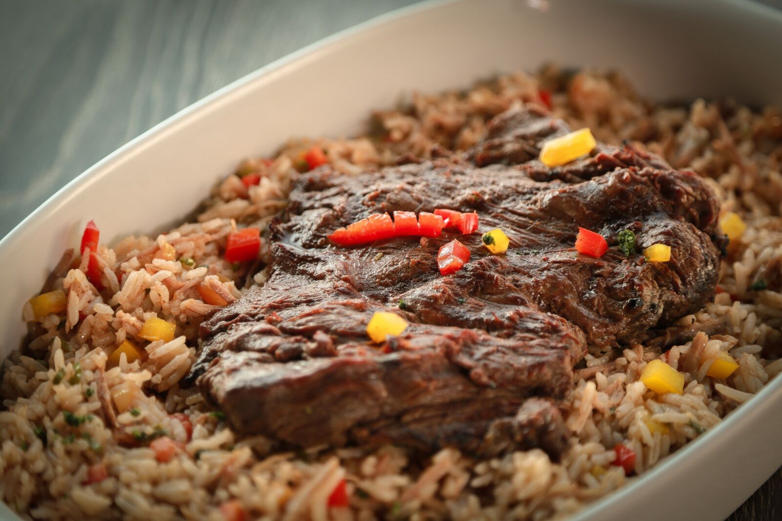 Canon EF 24-105mm F4L IS USM sample photo. Meal, sauce, restaurant photography