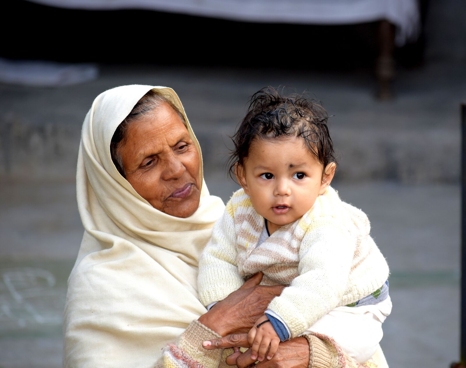 Nikon D3300 sample photo. Grandmother, grandparents, kid photography
